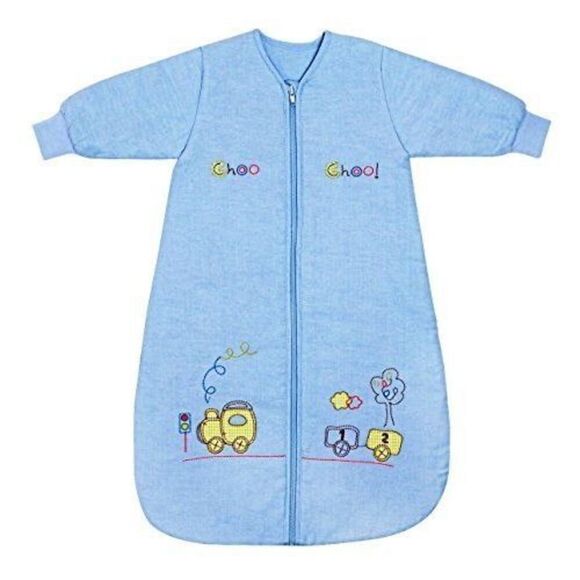 Slumbersafe Baby Long Sleeve Choo Choo Sleeping Bag Sleep Sack 0-6 Months - Picture 2 of 11